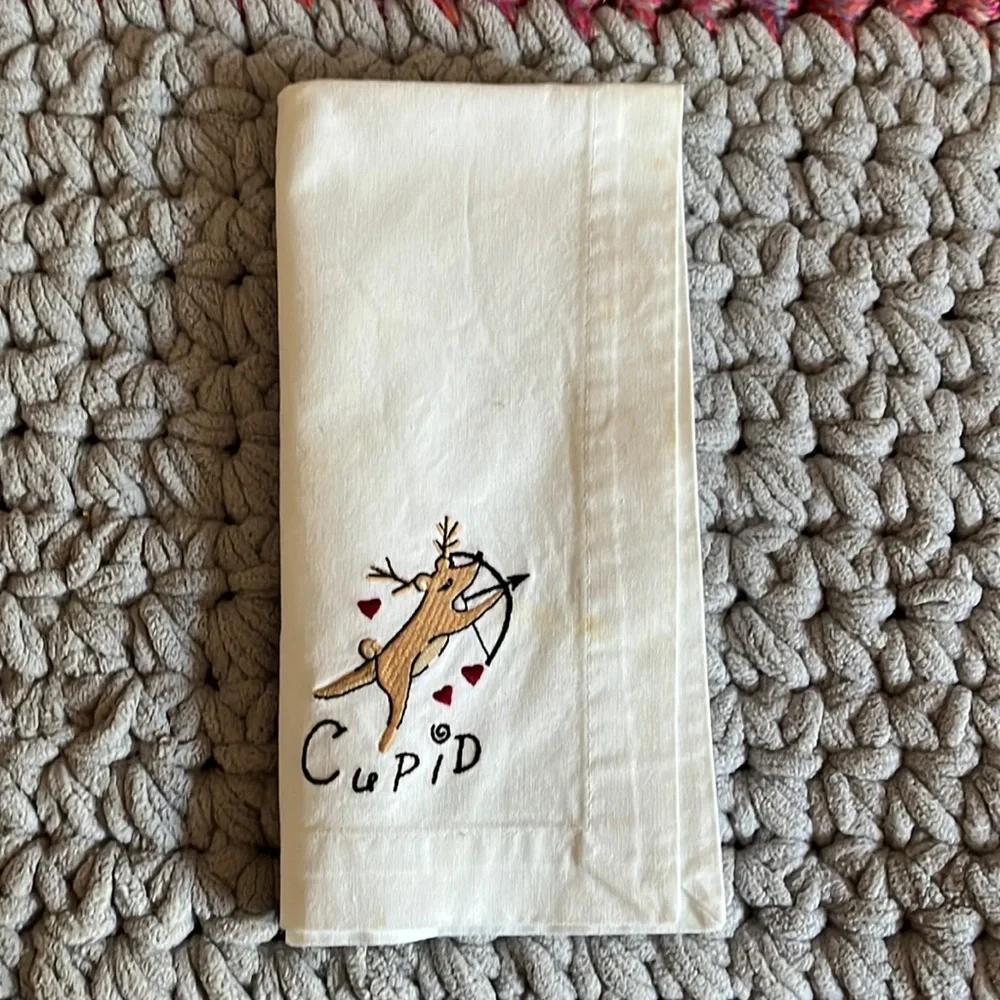Pottery Barn Reindeer CUPID